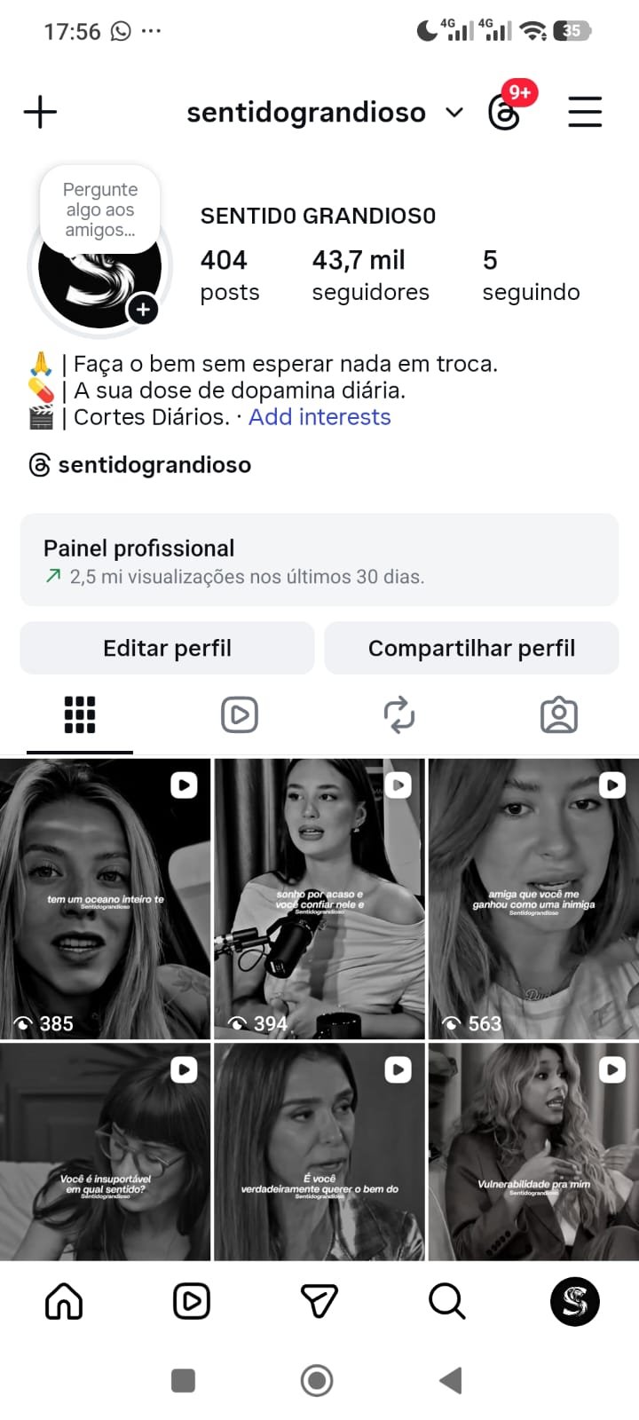 Perfil de Motivação Feminina