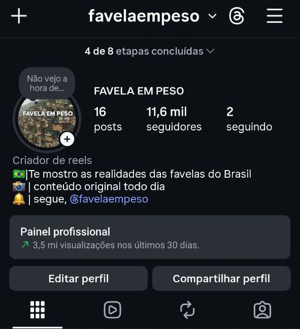 Instagram de Favela a Venda