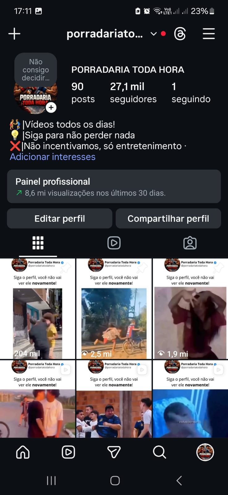 Instagram de Cortes de Brigas