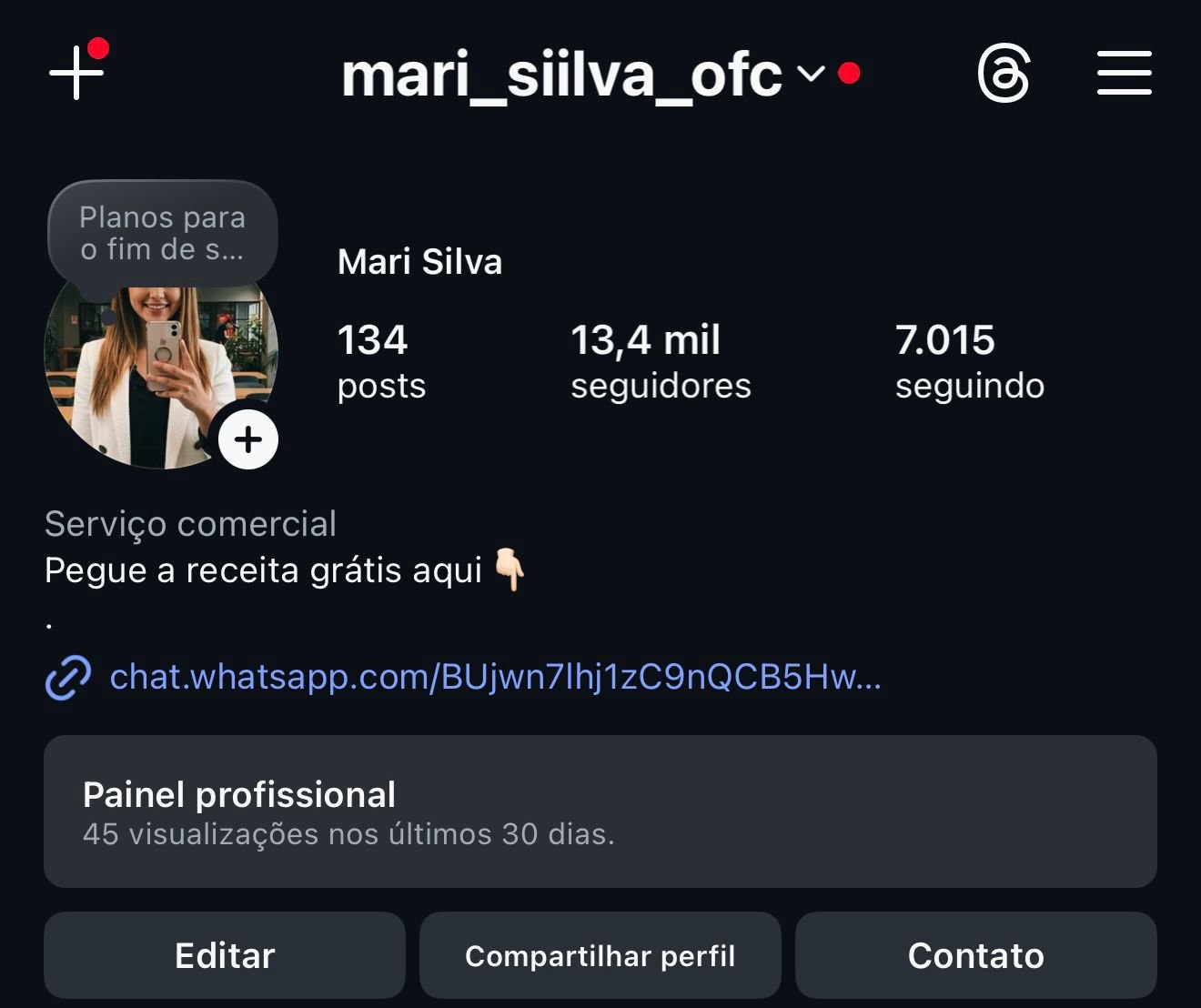 Instagram de Emagrecimento a Venda 1 Instagram de Emagrecimento a Venda
