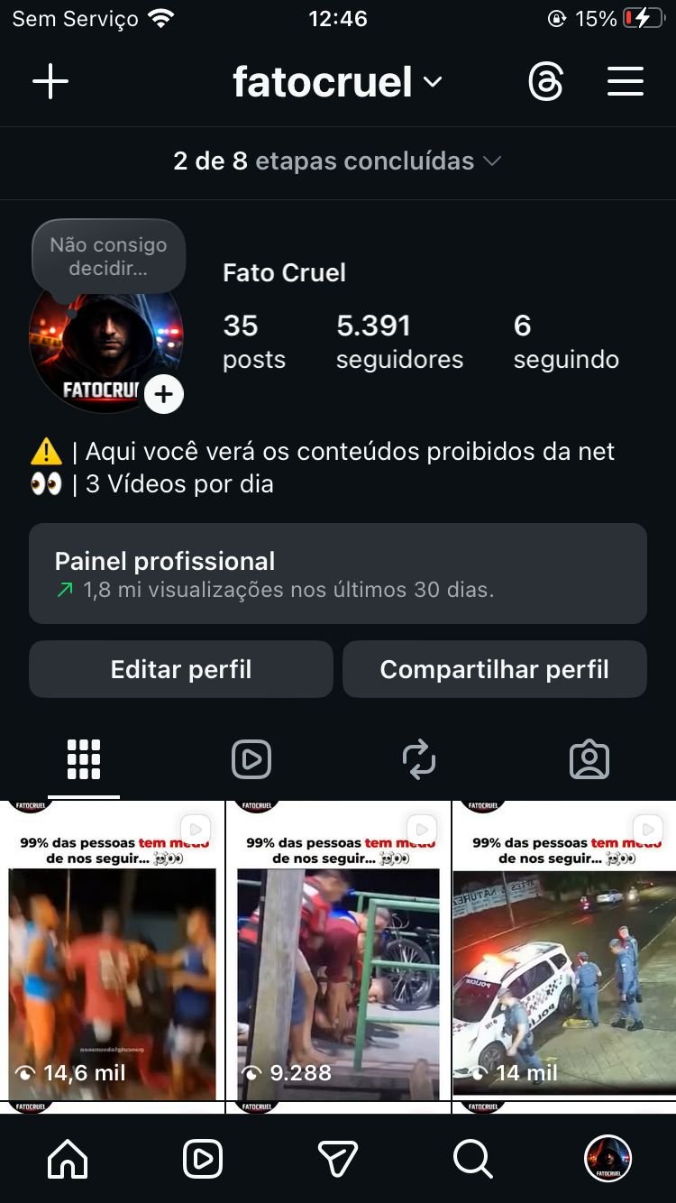 Conta de Cortes de Momentos Cruéis 2 Conta de Cortes de Momentos Cruéis