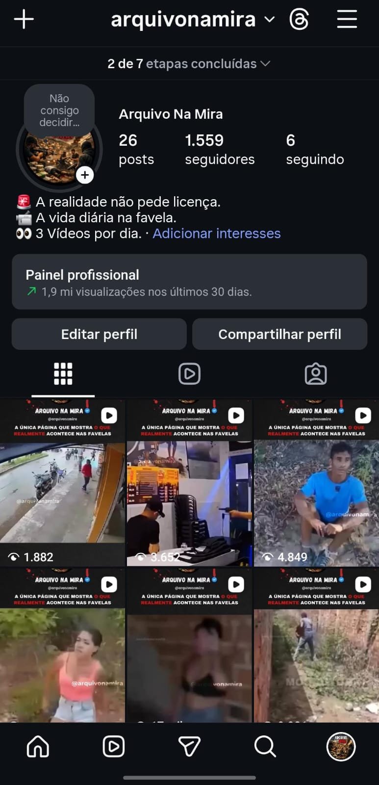 Perfil de Arquivos Proibidos