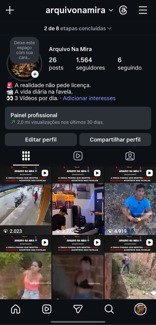 Perfil de Arquivos Pesados