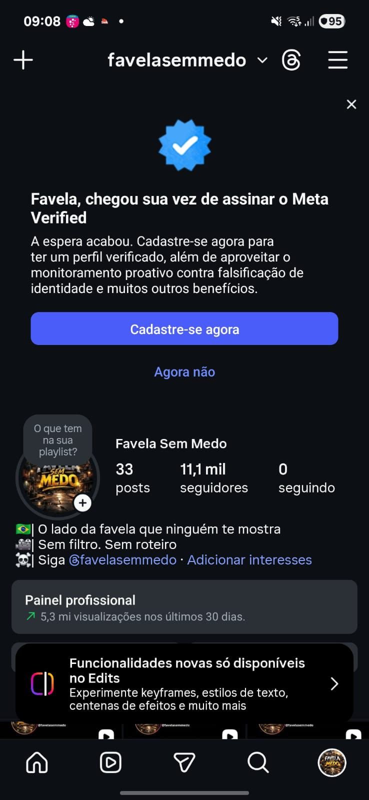 Instagram de Favela a Venda