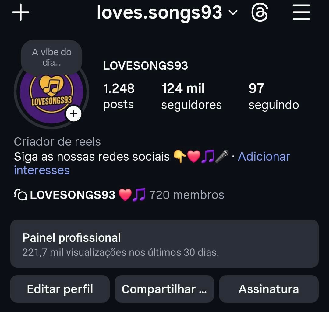 Instagram de Nicho de Música 2 Instagram de Nicho de Música