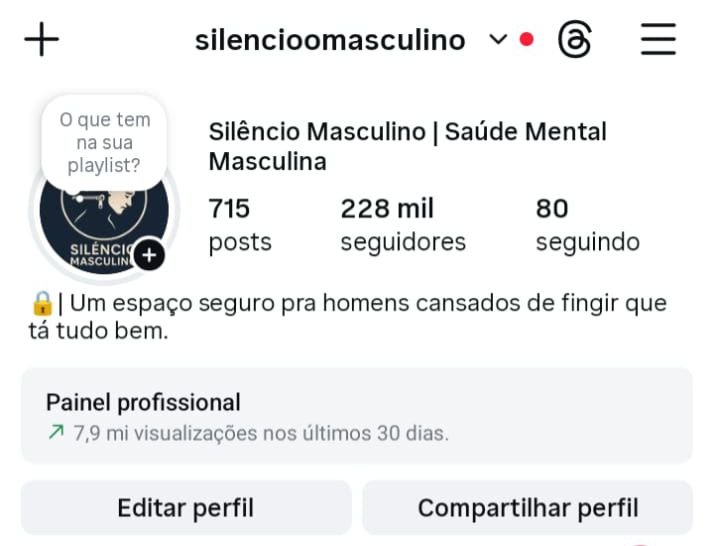 Instagram de Motivação Alpha