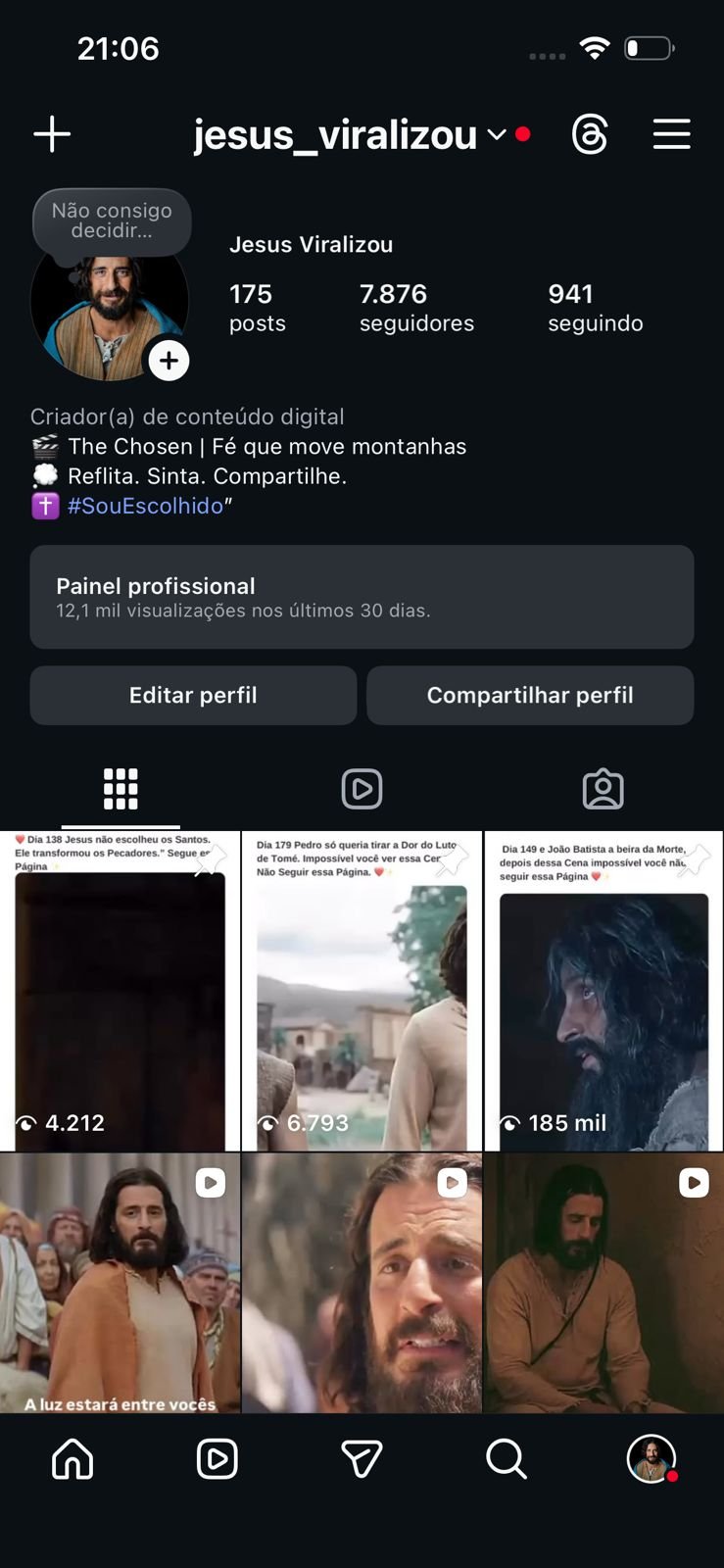 Instagram do The Chosen