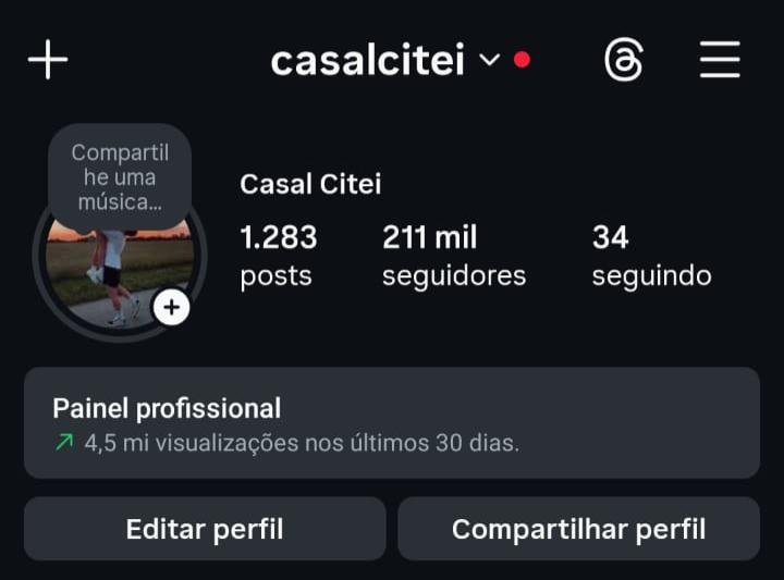 Instagram de Casal/Citações