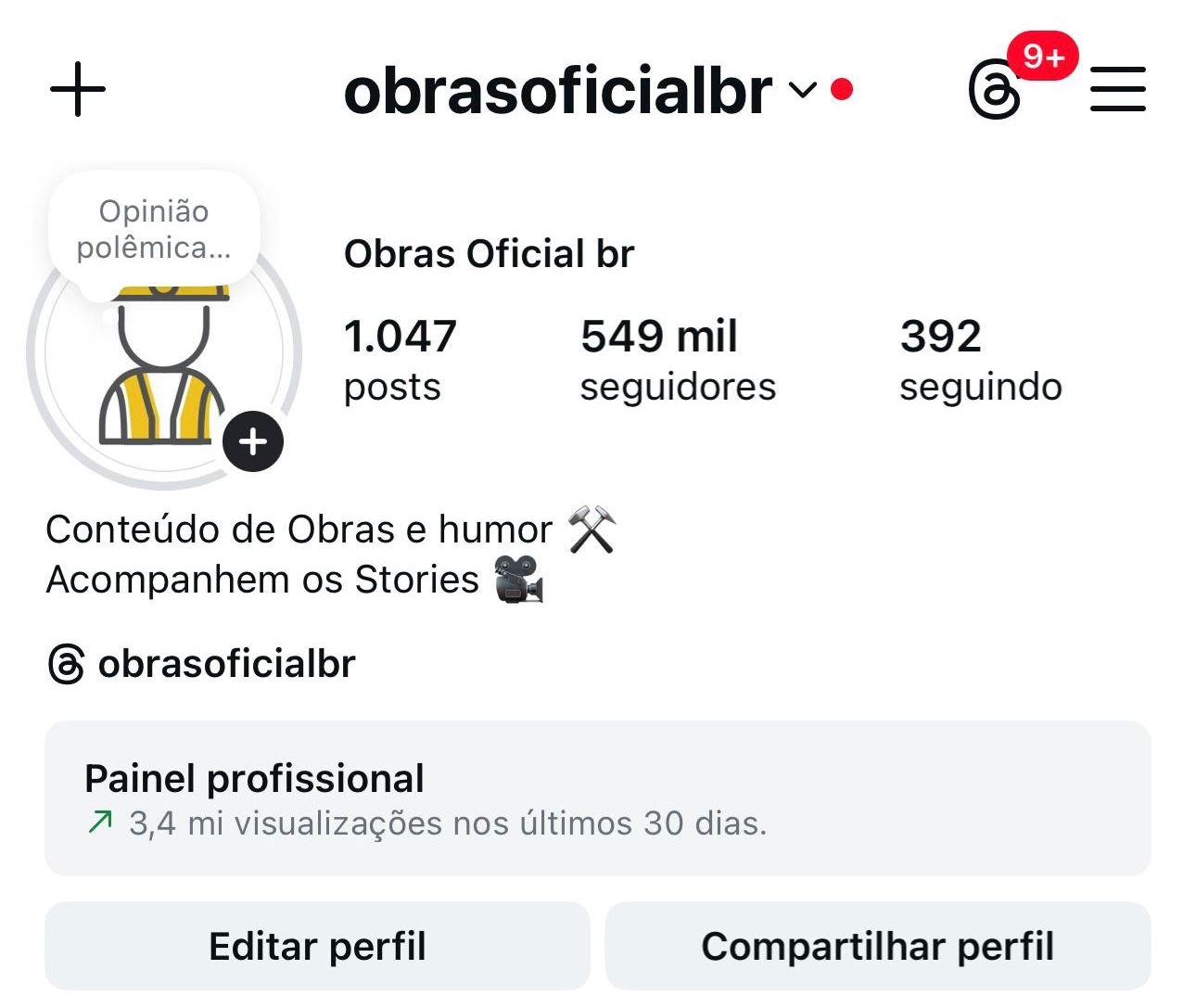 Perfil de Obras a Venda