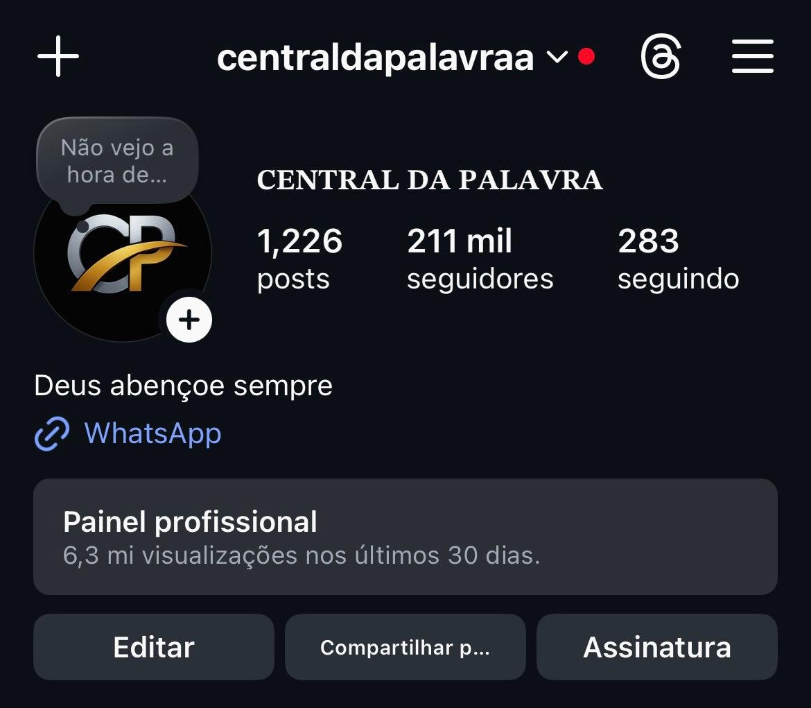 Perfil de Central da Palavra de Deus