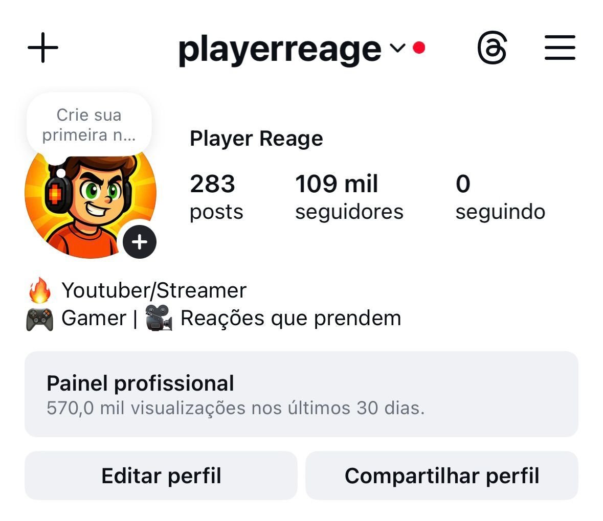 Instagram de Reacts a Venda 2 Instagram de Reacts a Venda
