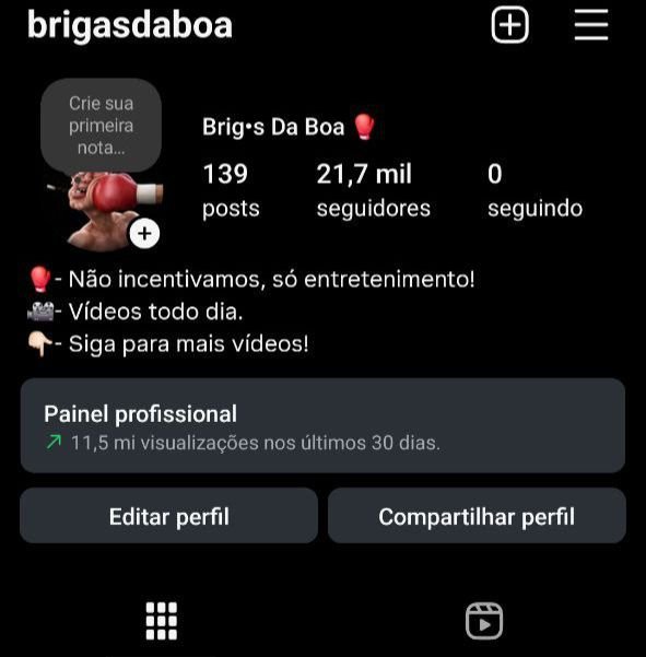 Perfil de Cenas de Brigas 1 Perfil de Cenas de Brigas