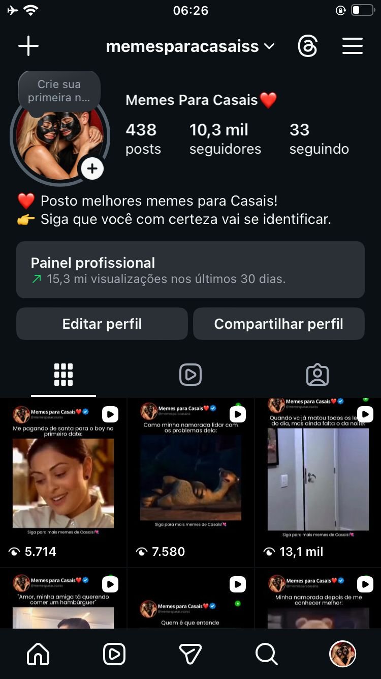 Instagram De Relacionamento a Venda 1 Instagram De Relacionamento a Venda