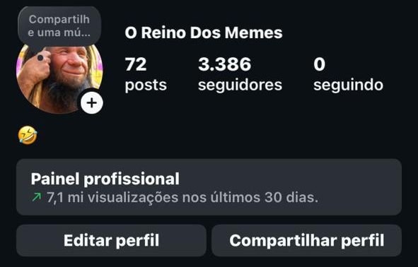 Perfil de Memes a Venda 2 Perfil de Memes a Venda