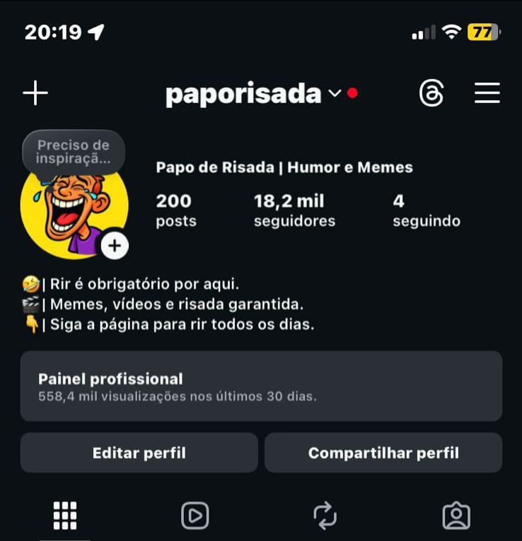 Conta no Nicho de Memes 2 Conta no Nicho de Memes