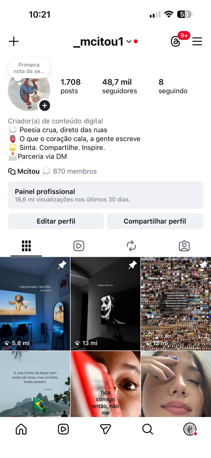 Perfil de Frases