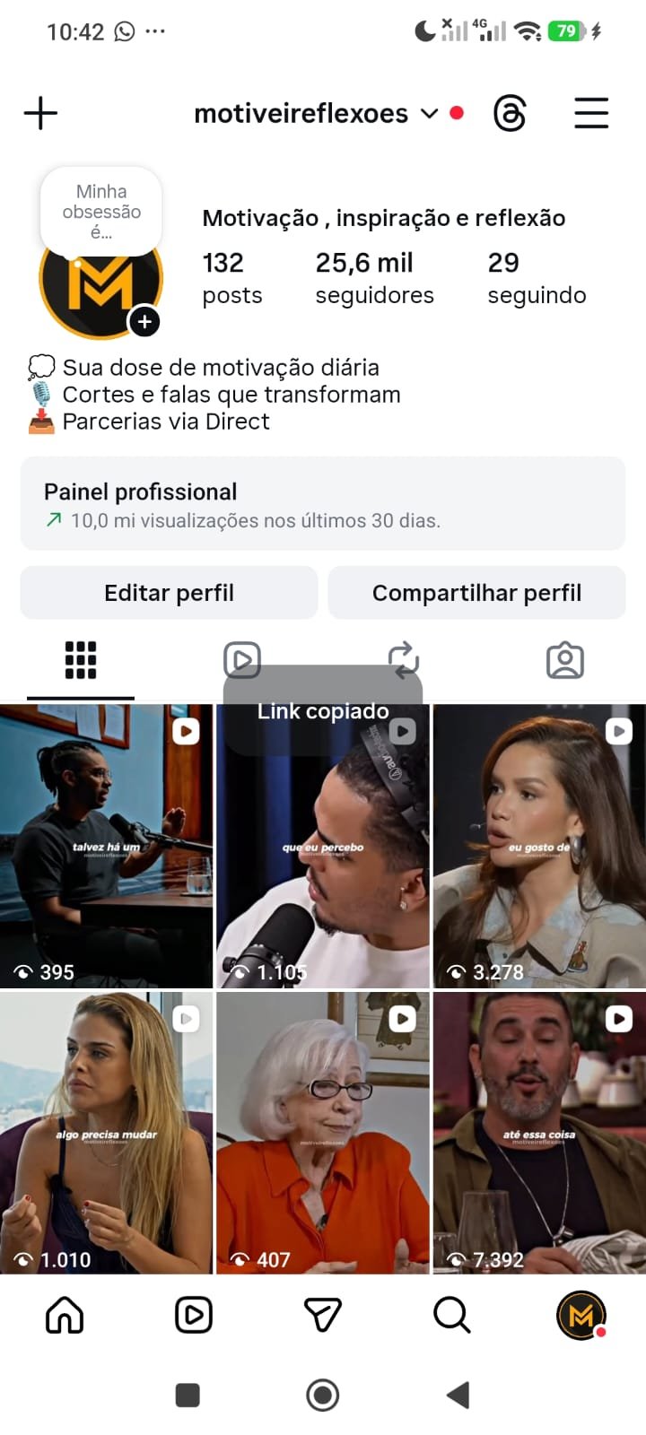 Instagram de Motivação/Cortes de Podcast 2 Instagram de Motivação/Cortes de Podcast