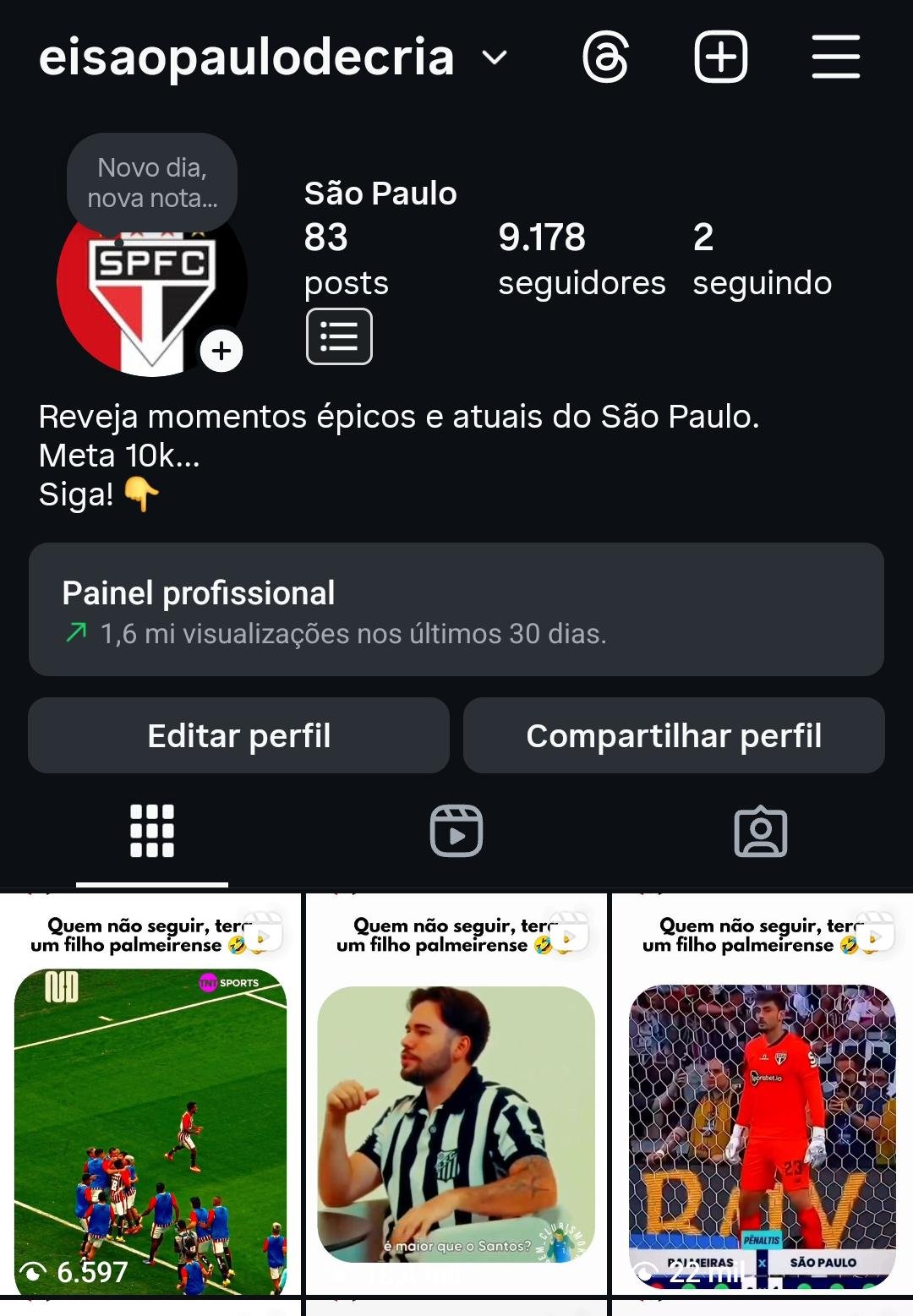 Perfil de FC do São Paulo 2 Perfil de FC do São Paulo