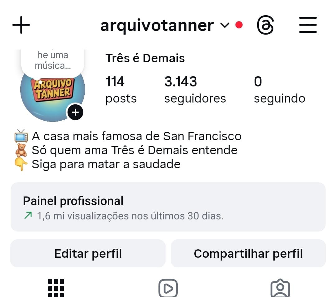 Perfil de Seriado com 3,1k Brm engajado 2 Perfil de Seriado com 3,1k Brm engajado