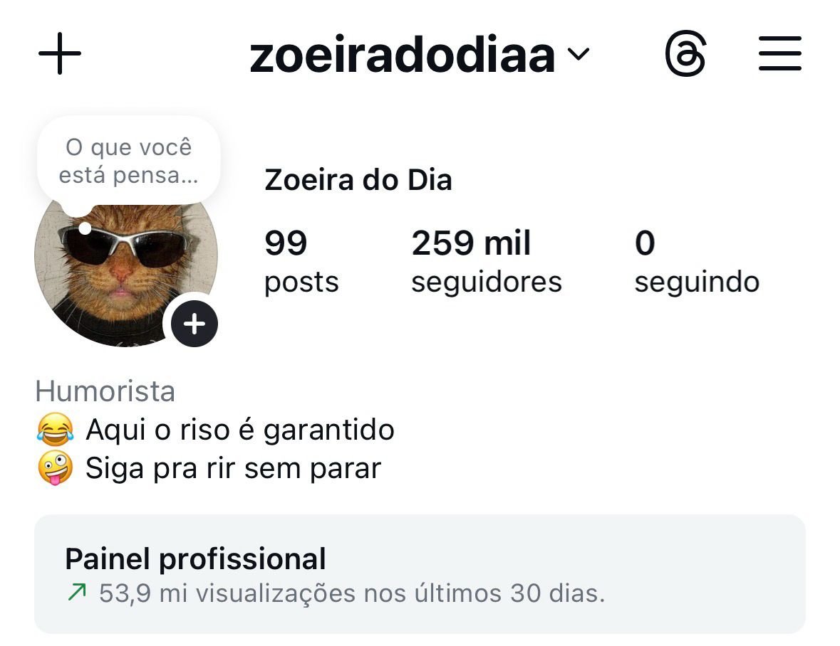 Instagram de Memes a Venda 2 Instagram de Memes a Venda