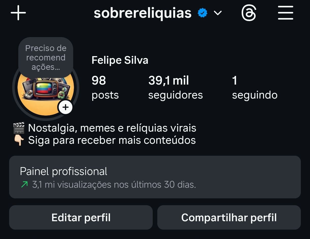 Perfil de Memes Antigos