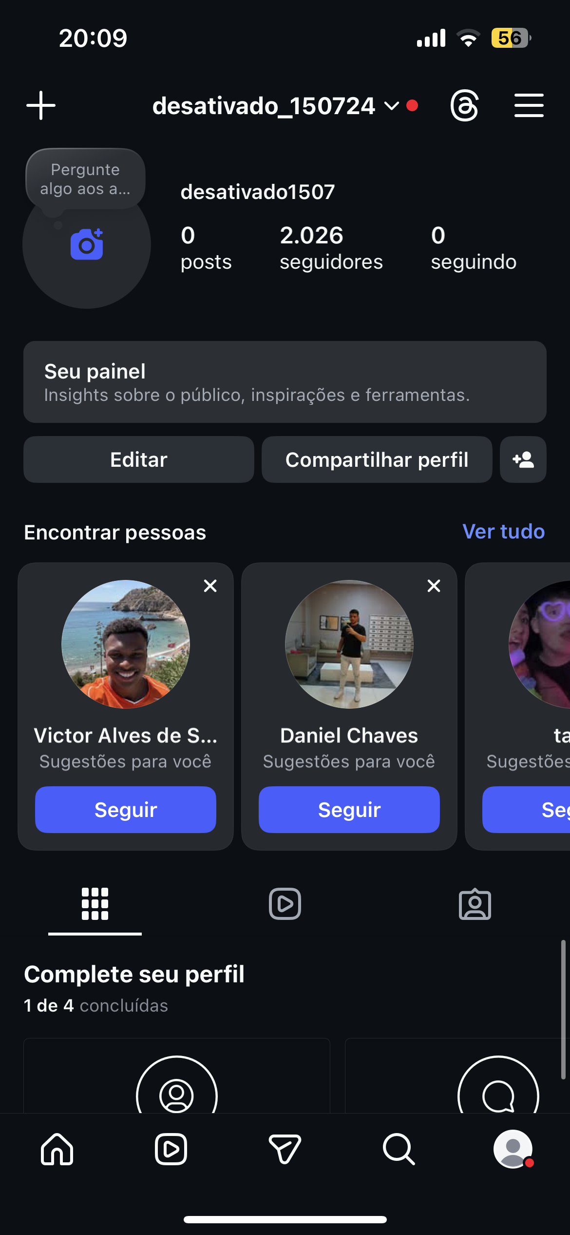 CONTA INSTAGRAM 2K 2 CONTA INSTAGRAM 2K