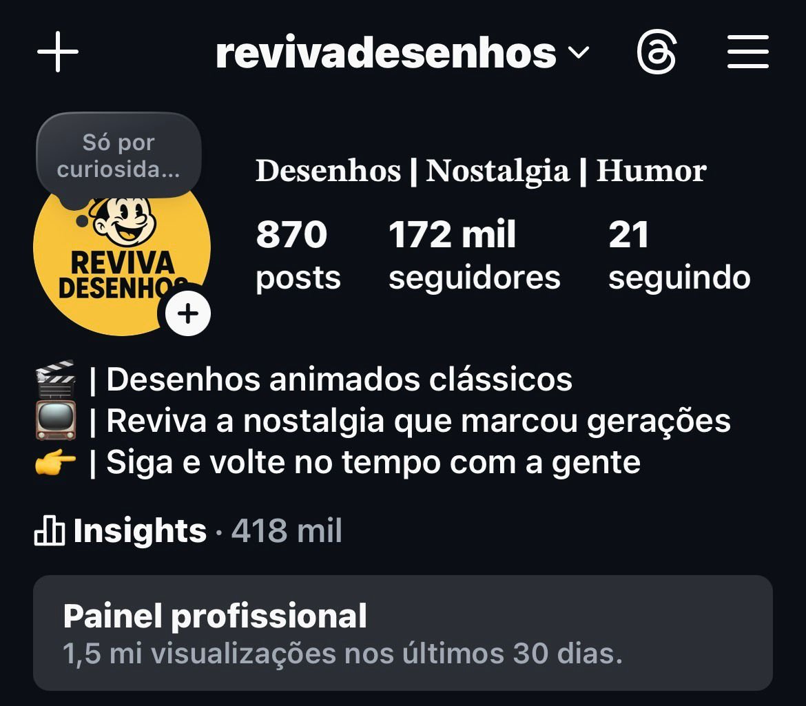 Perfil de Desenhos Nostálgicos 2 Perfil de Desenhos Nostálgicos