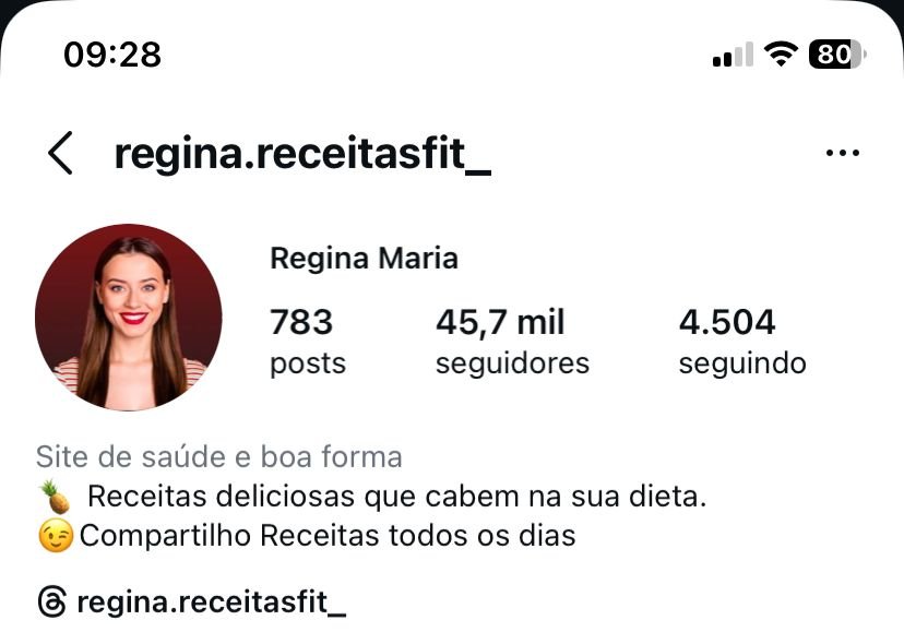 Instagram no Nicho de Receitas Super Engajado 1 Instagram no Nicho de Receitas Super Engajado