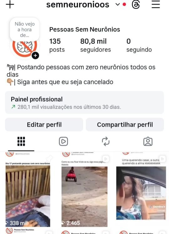 Instagram de Memes a venda 2 Instagram de Memes a venda