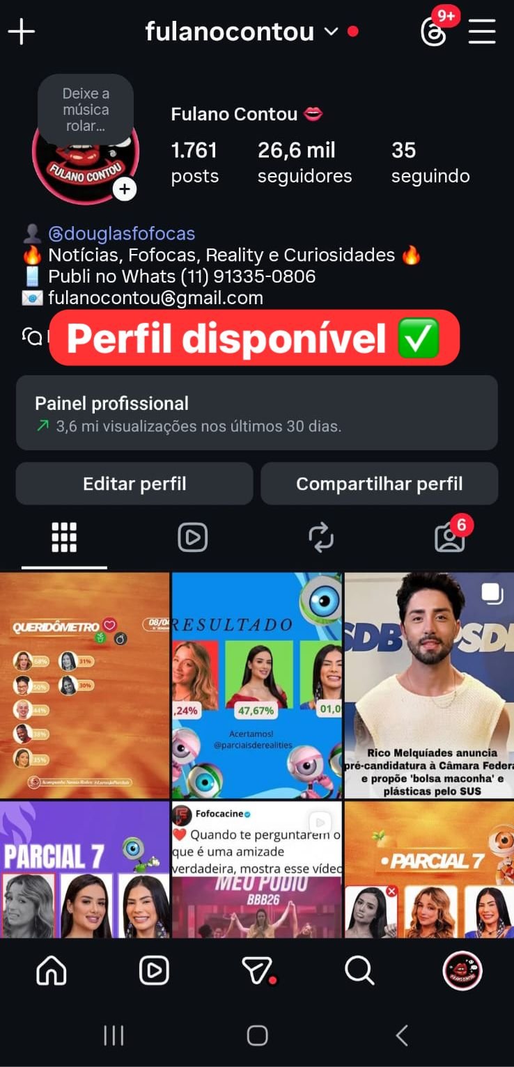 Instagram de Fofocas 2 Instagram de Fofocas