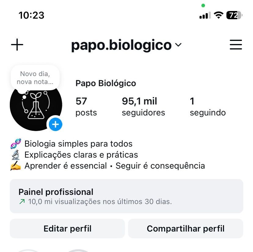 Instagram de Medicina/Saúde a venda 2 Instagram de Medicina/Saúde a venda