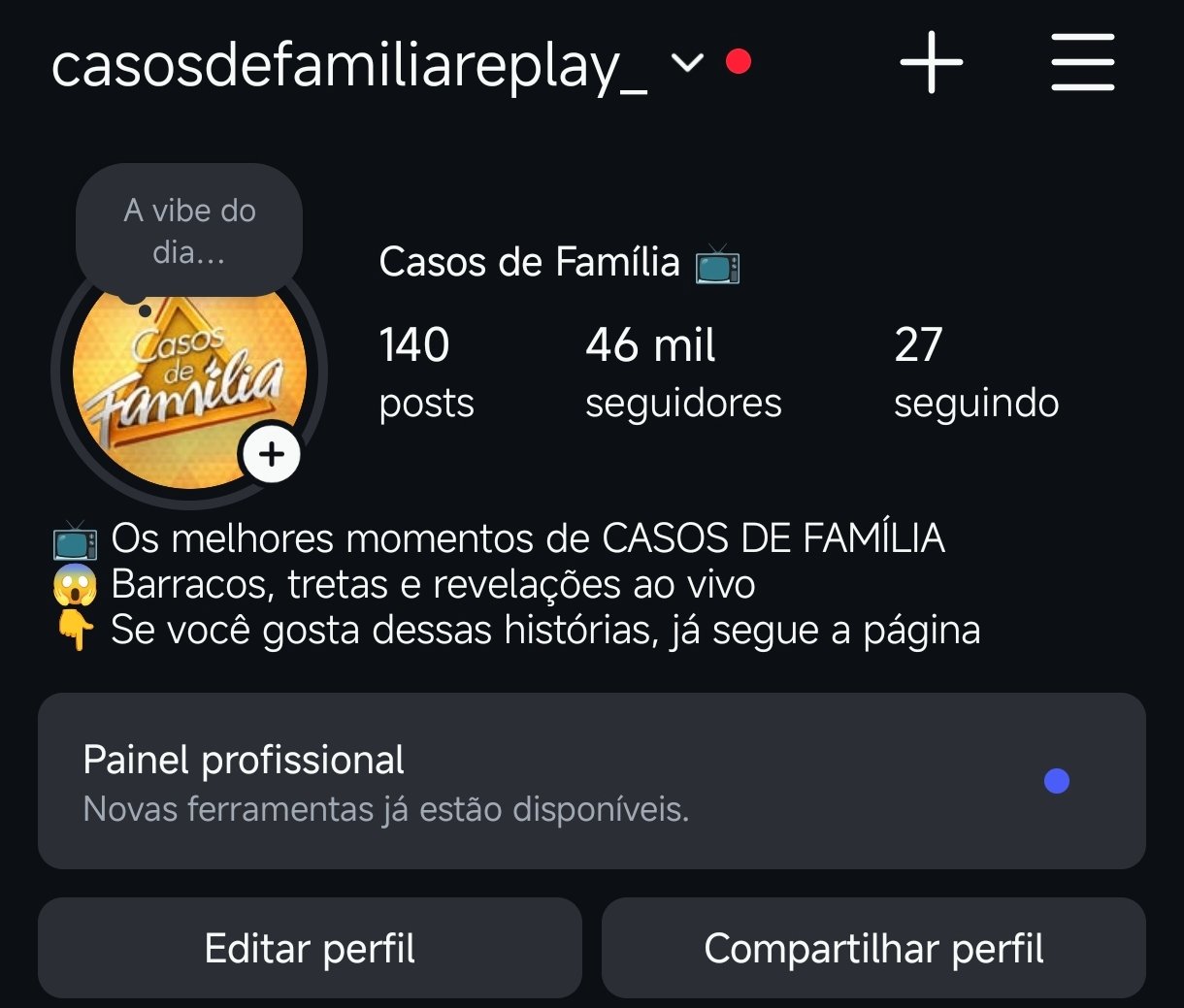 Conta do Instagram a venda