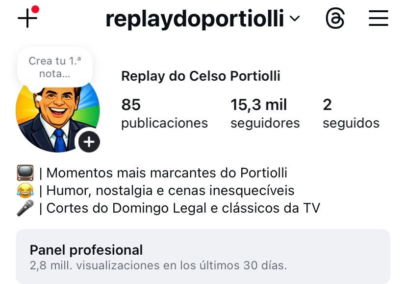 Conta do Instagram de FC 2 Conta do Instagram de FC