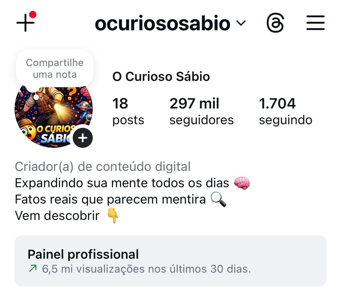 Instagram de Dicas e Curiosidades