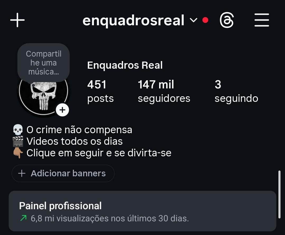 Instagram de Enquadros da Polícia 1 Instagram de Enquadros da Polícia