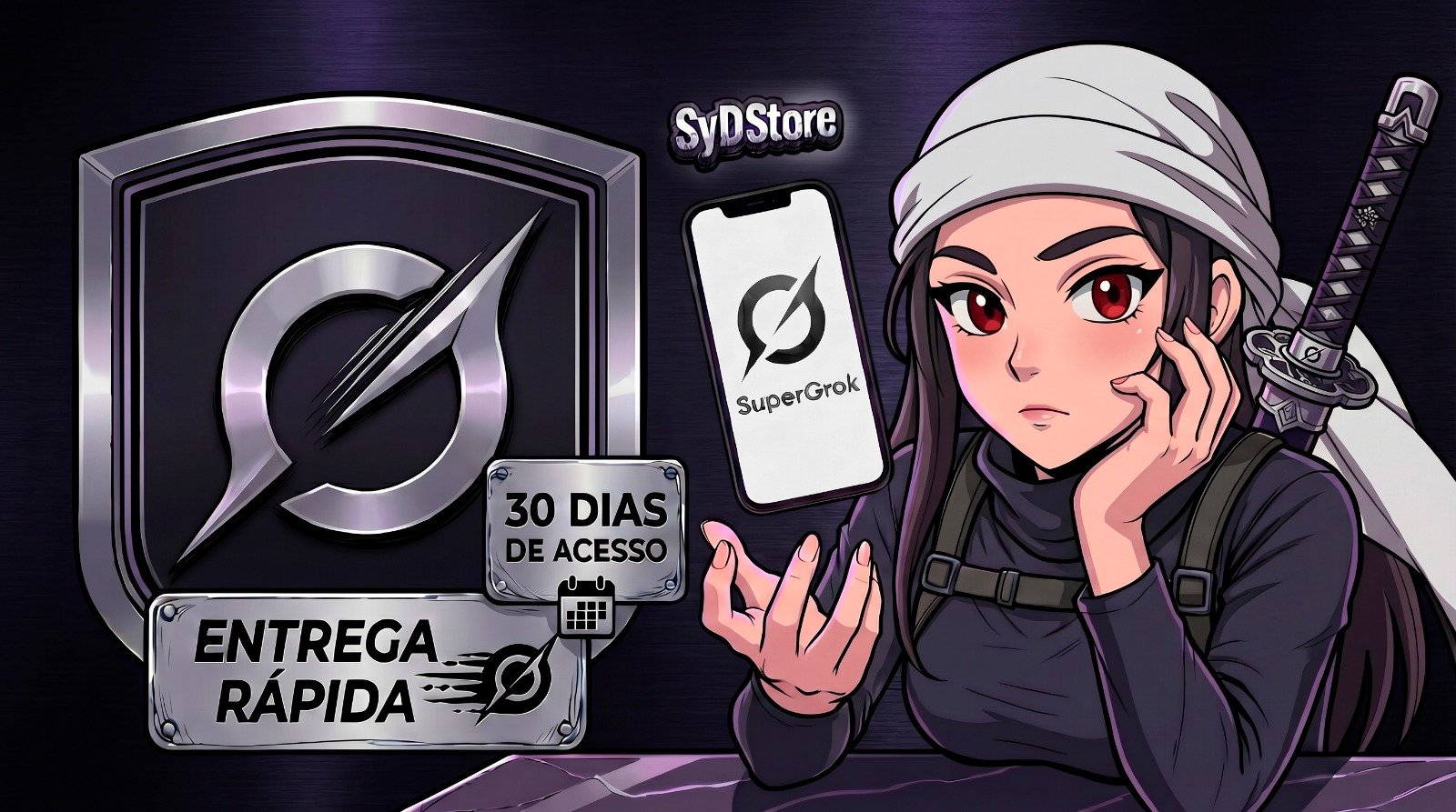 SuperGrok AI - Plano Mensal 1 SuperGrok AI - Plano Mensal