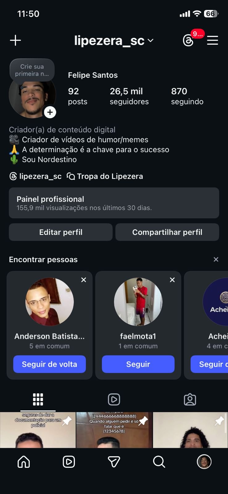 Instagram com 26k a venda