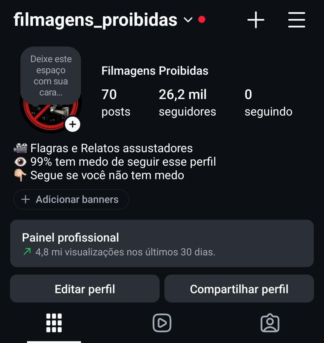 Instagram de Nicho de Cortes sensíveis