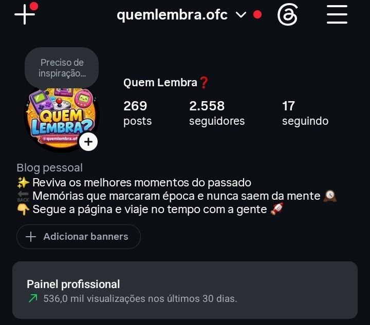 Instagram de Nostalgias