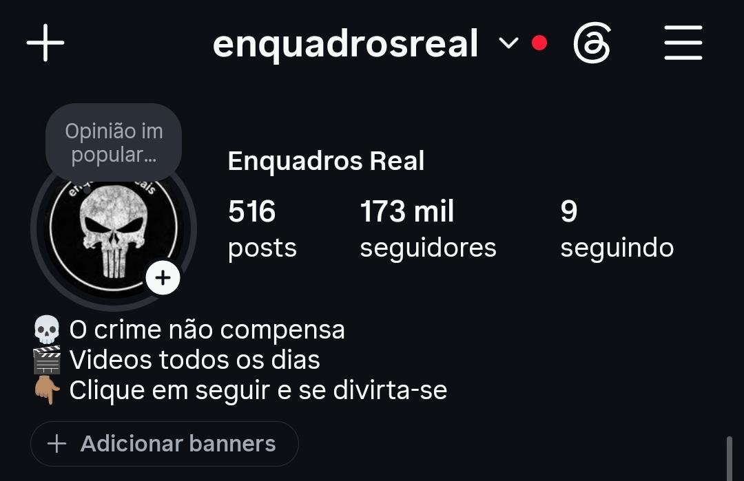 Conta de Enquadros Super Engajada