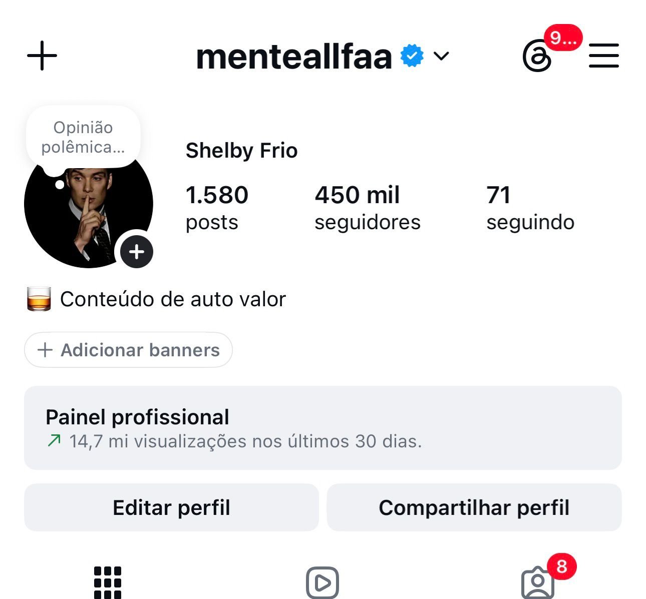 Instagram de Motivação