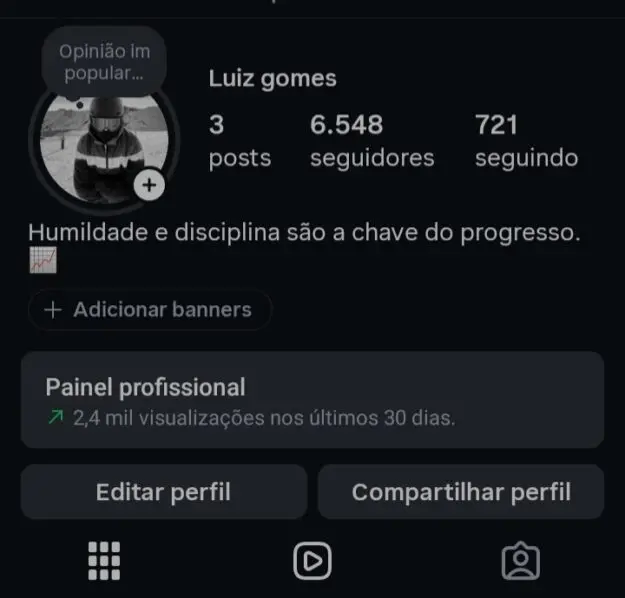 Conta instagram 6k seguidores 1 Conta instagram 6k seguidores