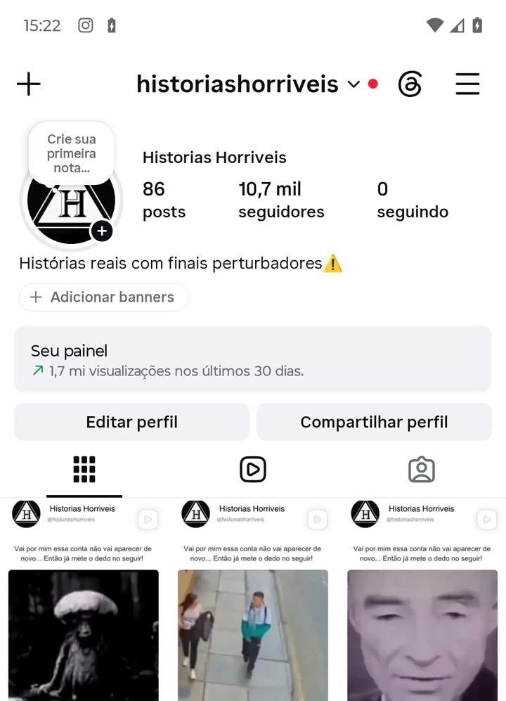 Perfil de Historias de Terror 1 Perfil de Historias de Terror