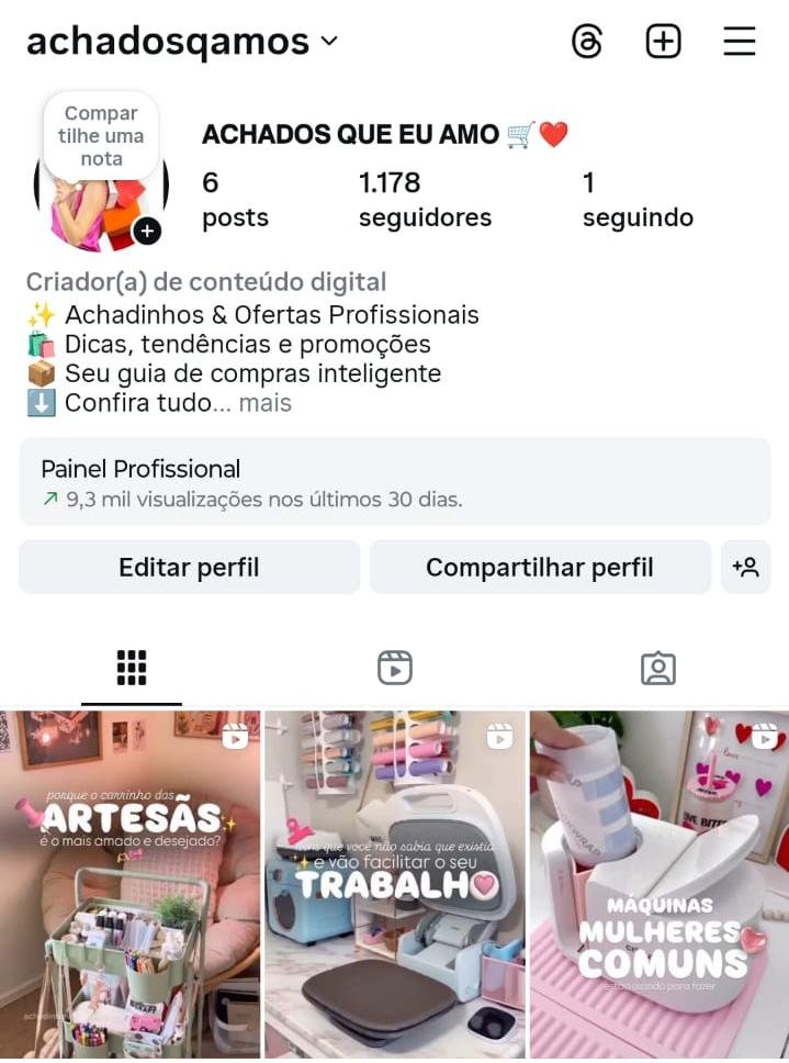Conta de Achadinhos a venda 2 Conta de Achadinhos a venda