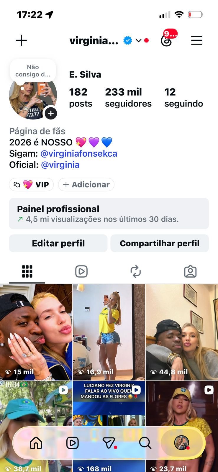 Instagram de Fã Clube da Virgínia 2 Instagram de Fã Clube da Virgínia