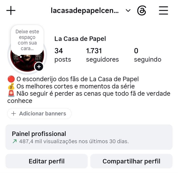 Perfil de cortes de la casa de papel